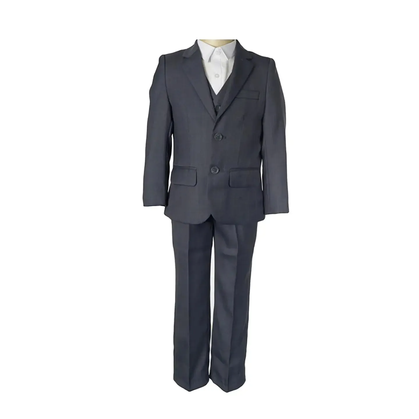 4 Piece Formal Grey Suit Set (6M to 7Y)