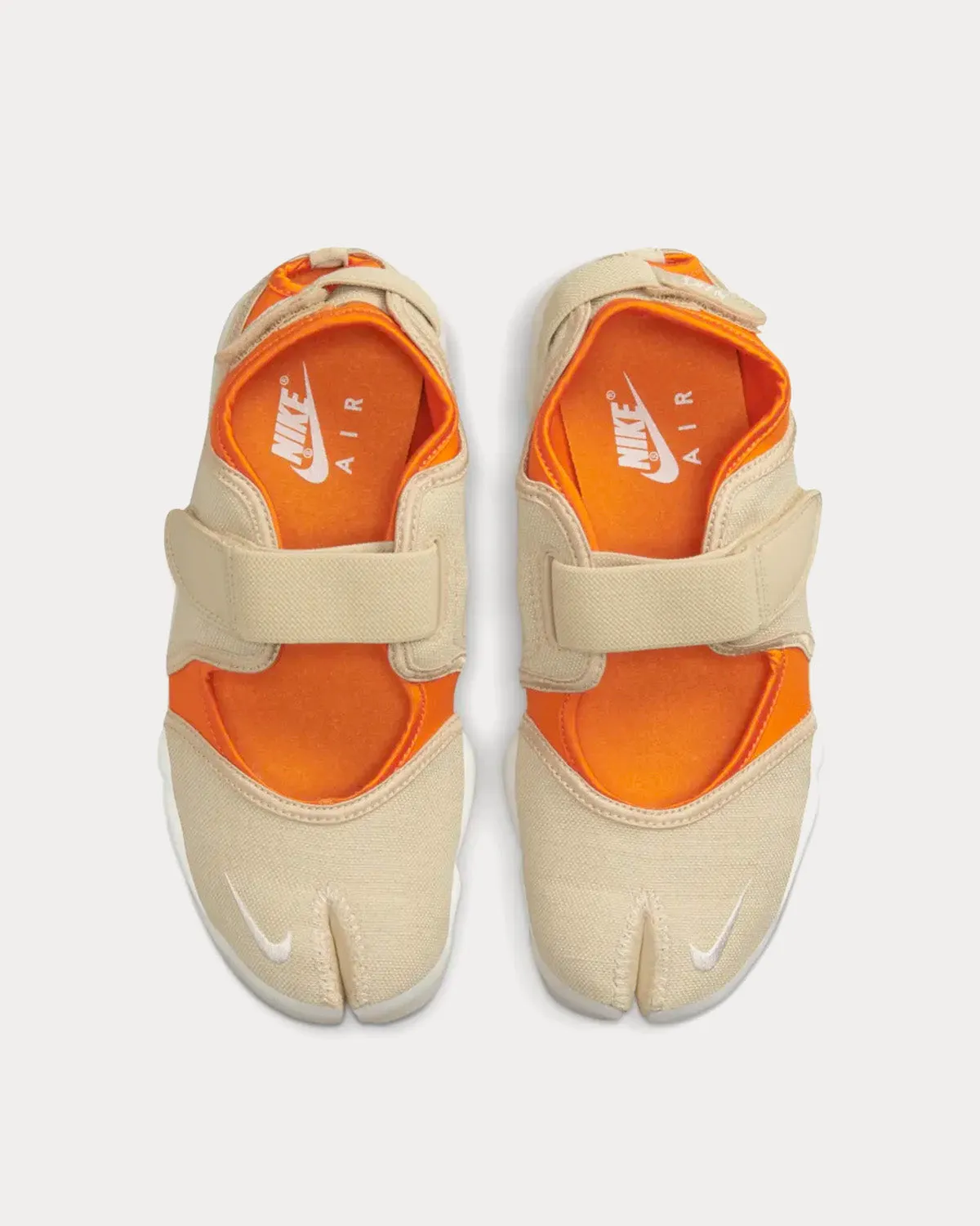 Air Rift Magma Orange and Rattan Slip On Sneakers