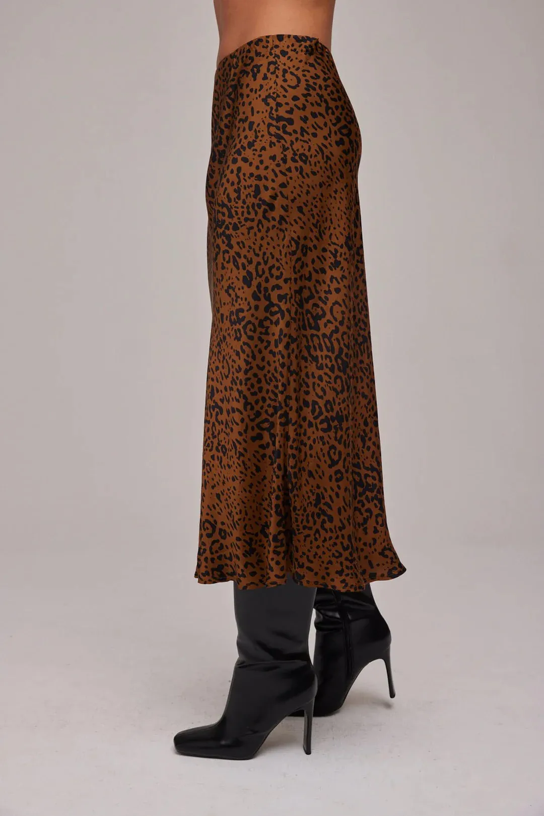 Bias Midi Gold Spots Skirt
