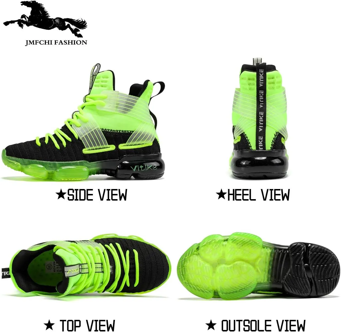 Boys Running Shoes Kids Sneakers Girls Athletic Tennis Shoe Breathable Lightweight Slip on Sports Knit Sock Sneaker High-top