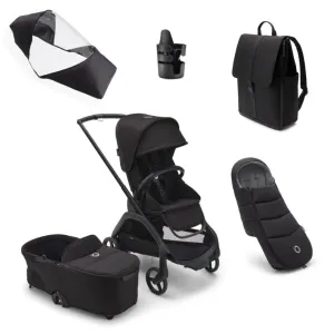 Bugaboo Dragonfly Essential Bundle - Midnight Black
