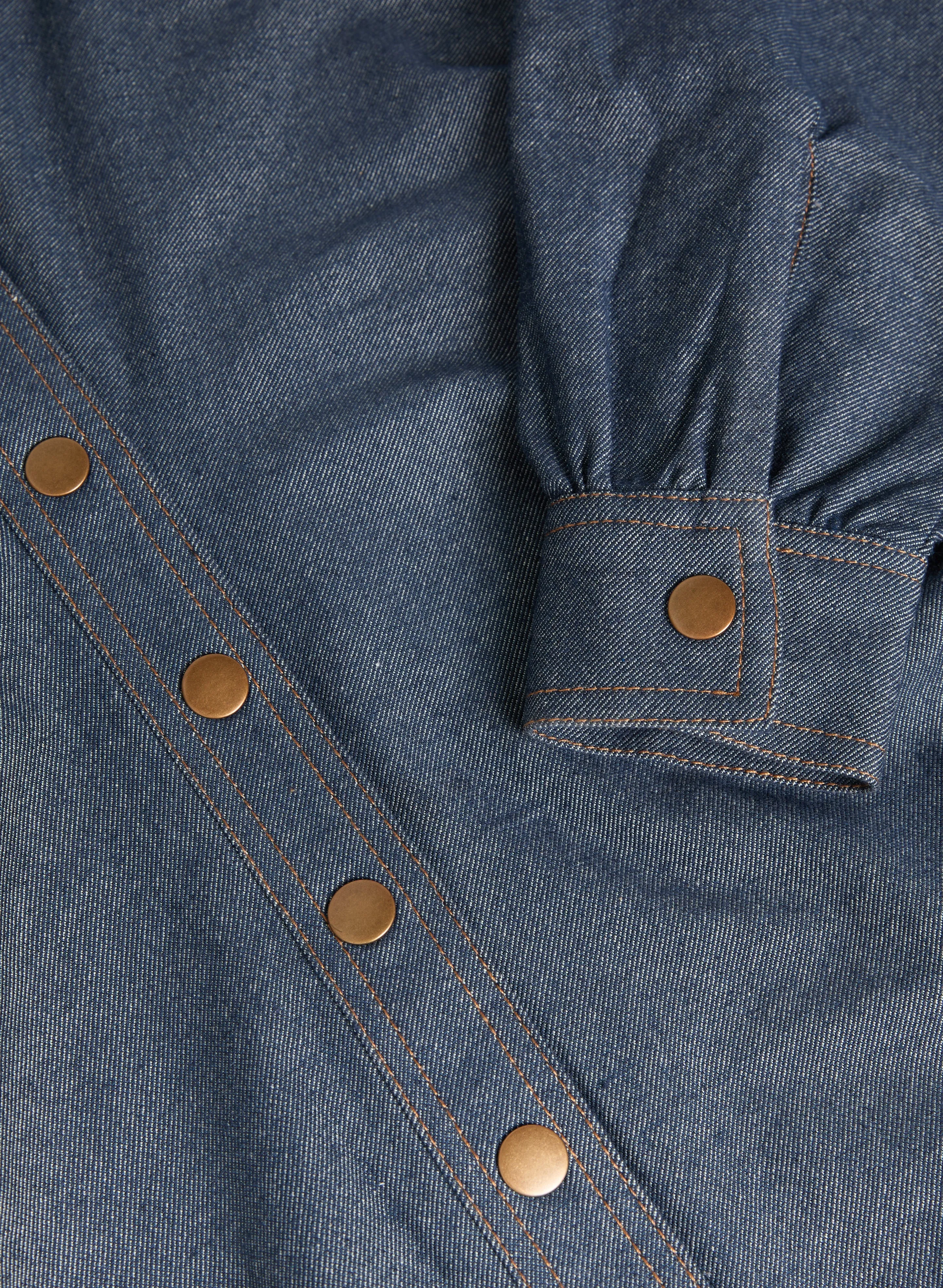 Chambray Midi Dress