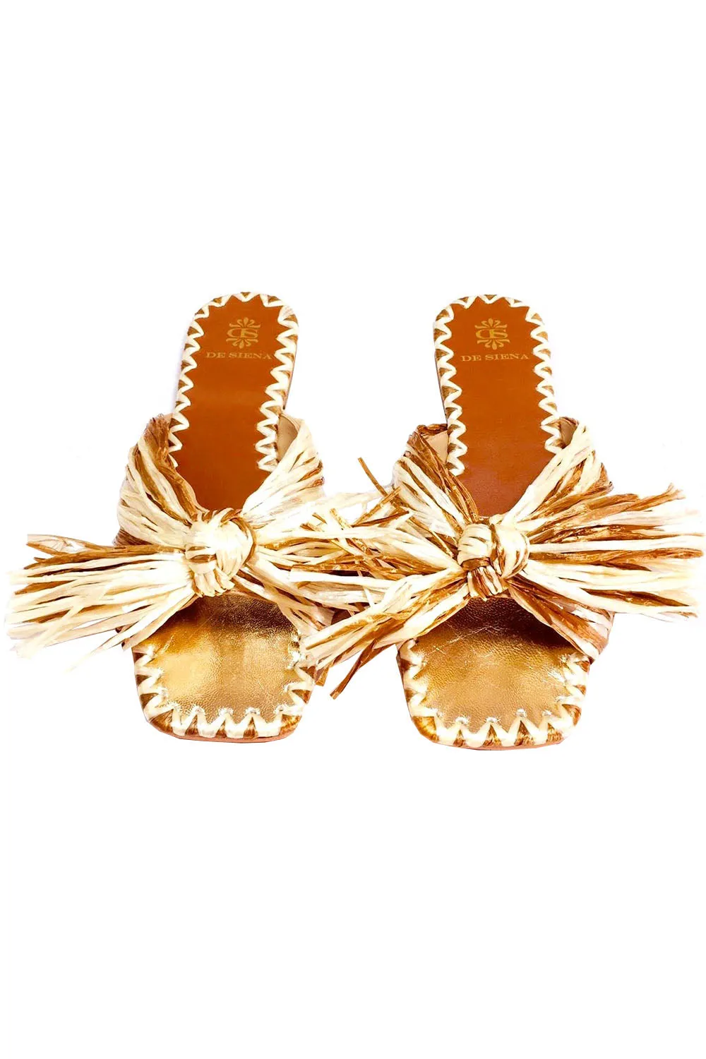CLARA NATURAL MULTICOLOR FLATS