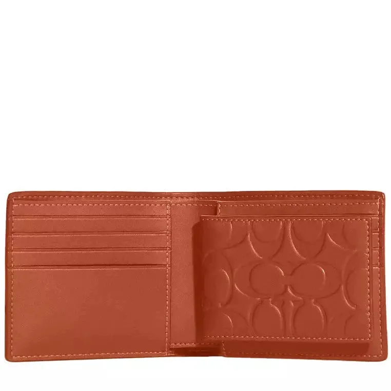Coach 3 In 1 Wallet Signature Leather Sunset