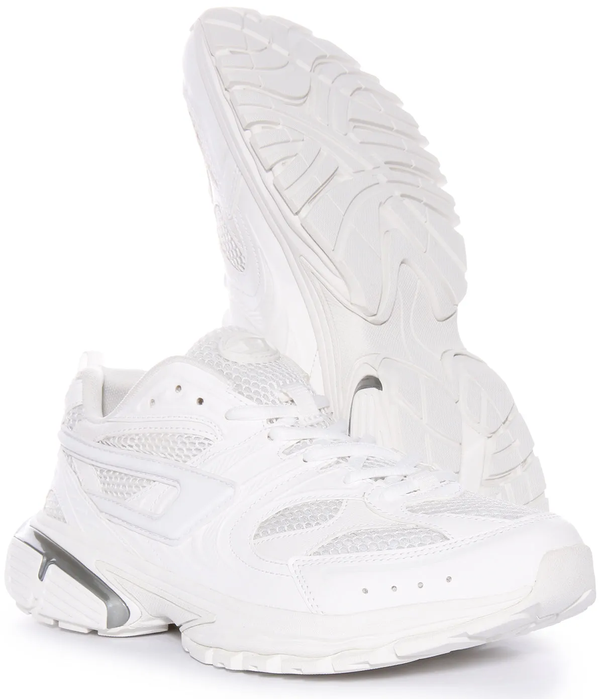 Diesel S Serendipity Sneaker In White Mono For Men