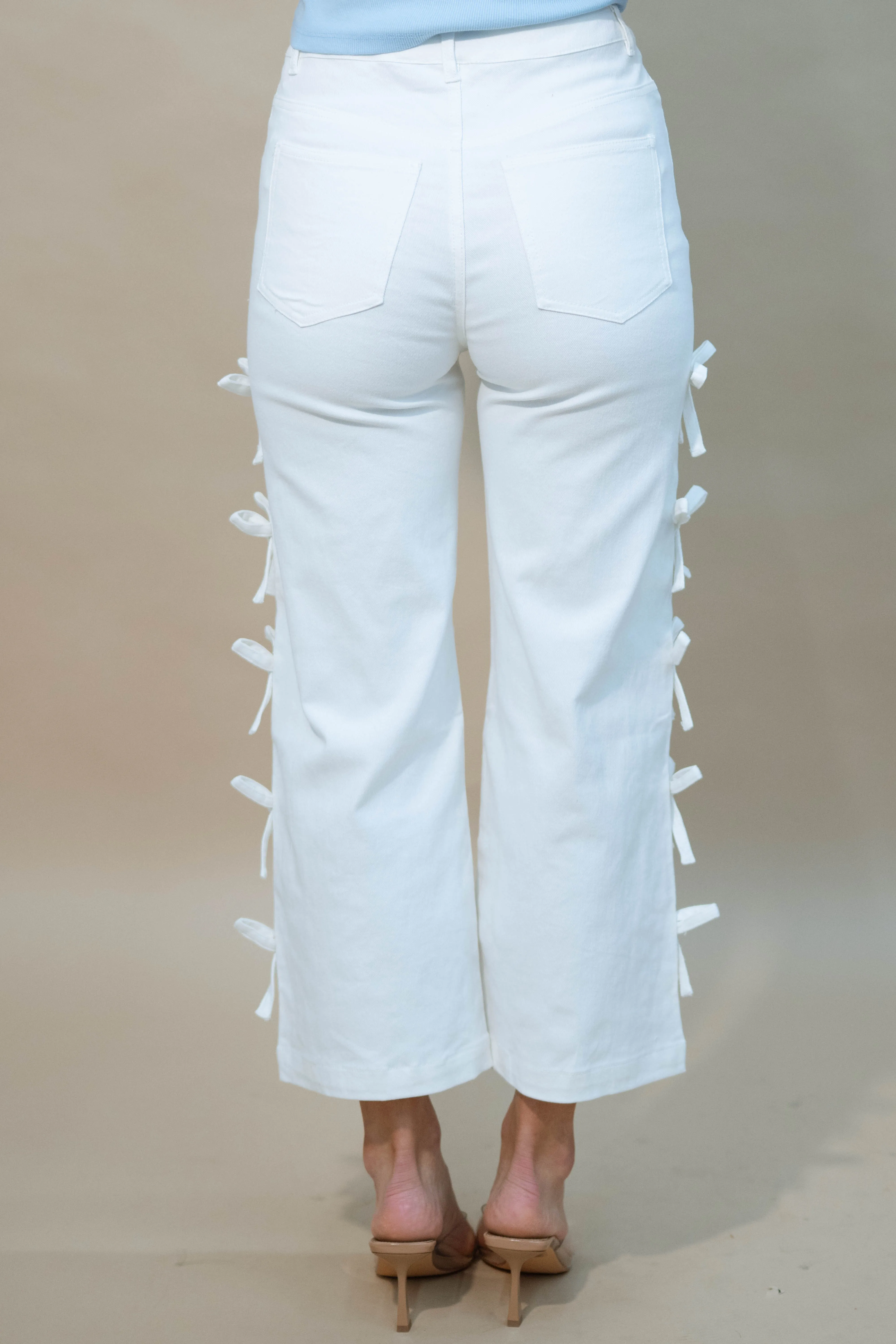 Fancy Bow Denim Pant