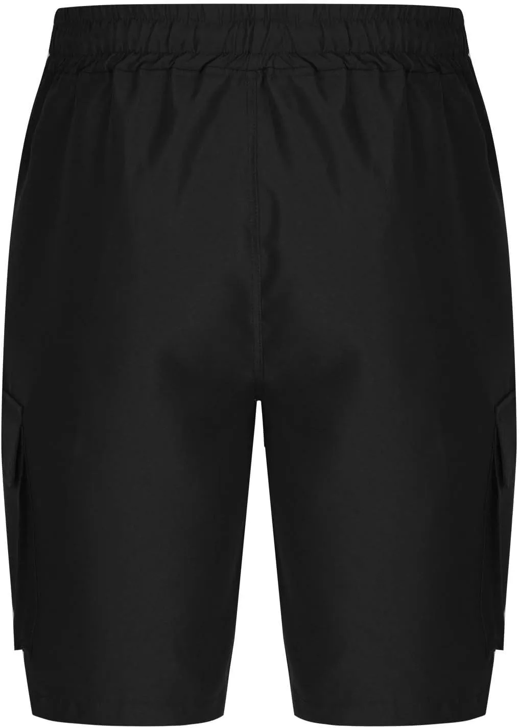 Finelylove Mens Cargo Shorts Relaxed Fit Elastic Waist Summer Casual Hiking Work Shorts Lightweight Straight Joggers Pants