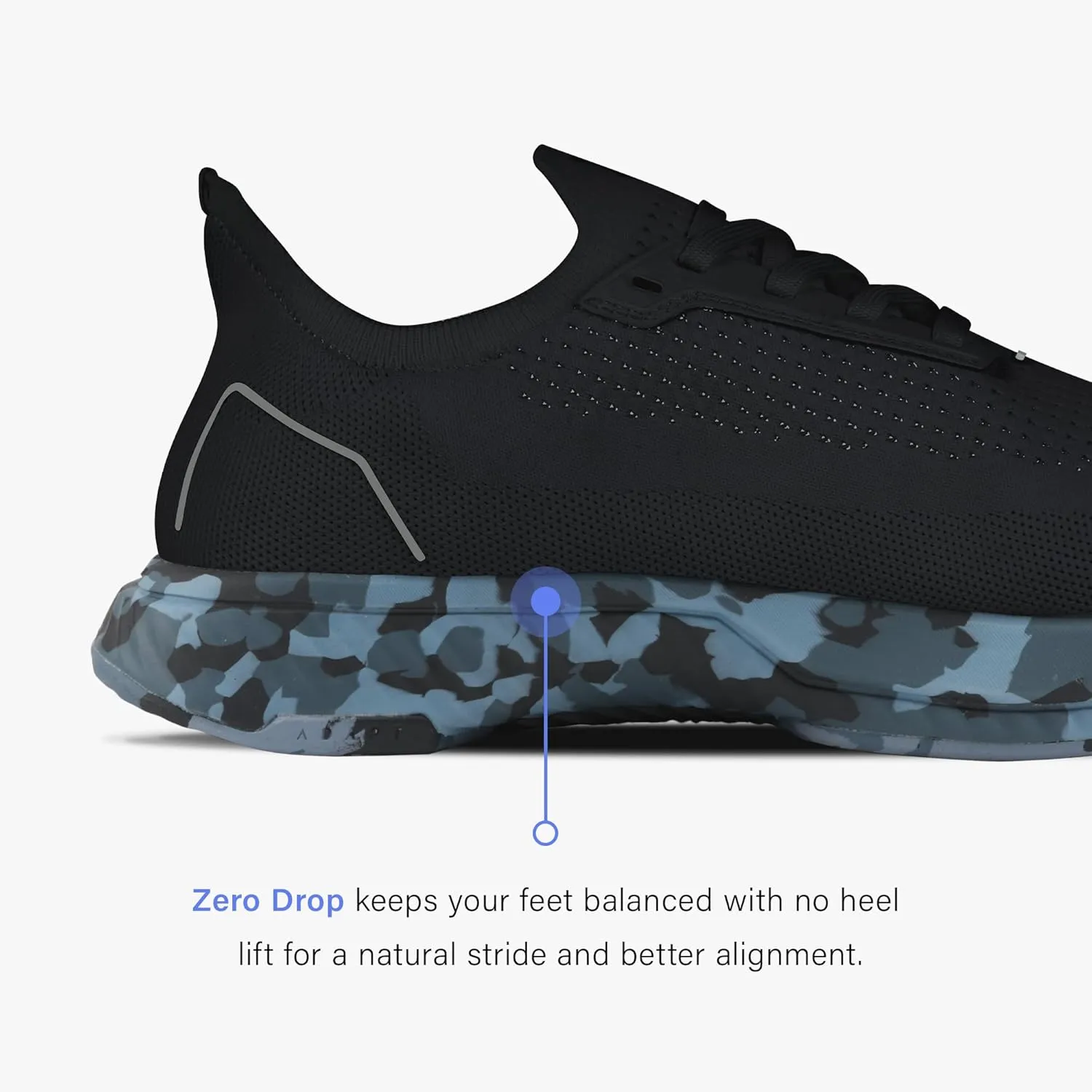 FLUX FOOTWEAR Mens and Womens Adapt Runner Wide Toe-Box Natural Movement Shoes with Breathable Knit Upper & UltraFlex Midsole Lightweight Shoes for Running, Walking & Everyday Wear