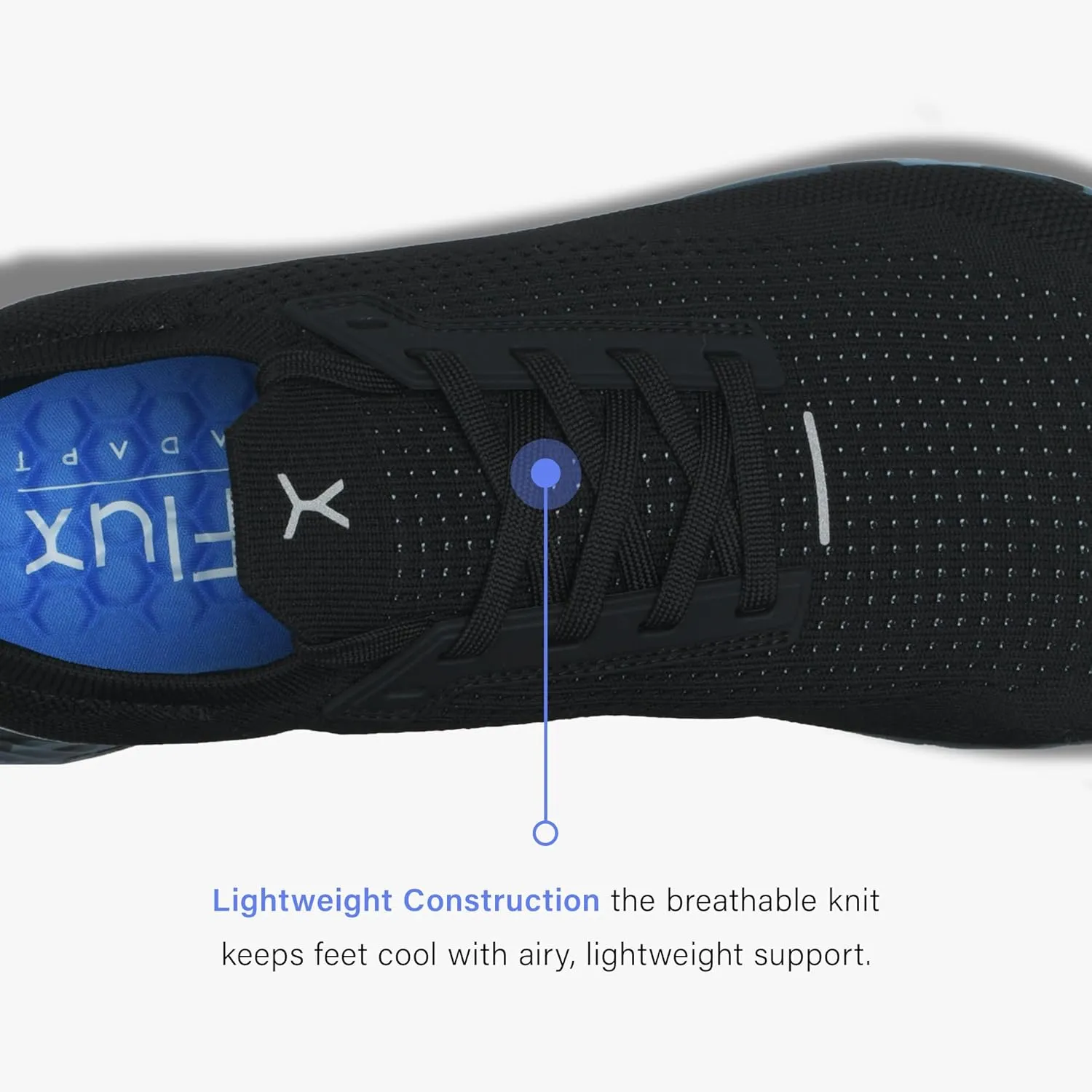 FLUX FOOTWEAR Mens and Womens Adapt Runner Wide Toe-Box Natural Movement Shoes with Breathable Knit Upper & UltraFlex Midsole Lightweight Shoes for Running, Walking & Everyday Wear