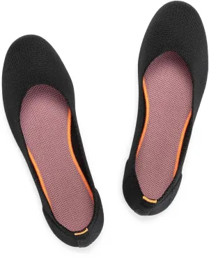 Frank Mully Womens Ballet Flat Shoes Knit Dress Shoes Round Toe Slip On Ballerina Walking Flats Shoes for Woman Low Wedge Comfort Soft