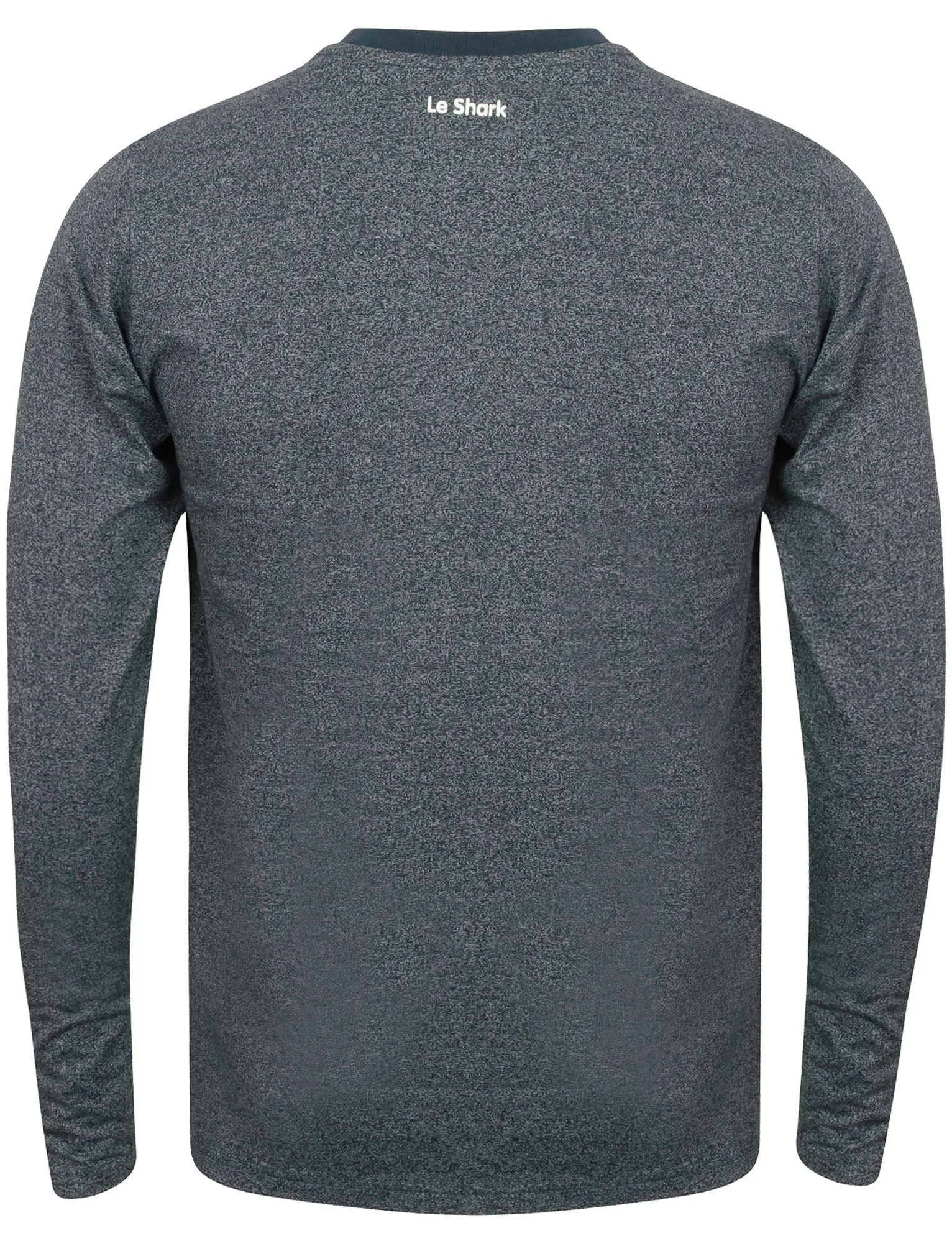 Highgate Long Sleeve Top in Navy Fleck - Le Shark