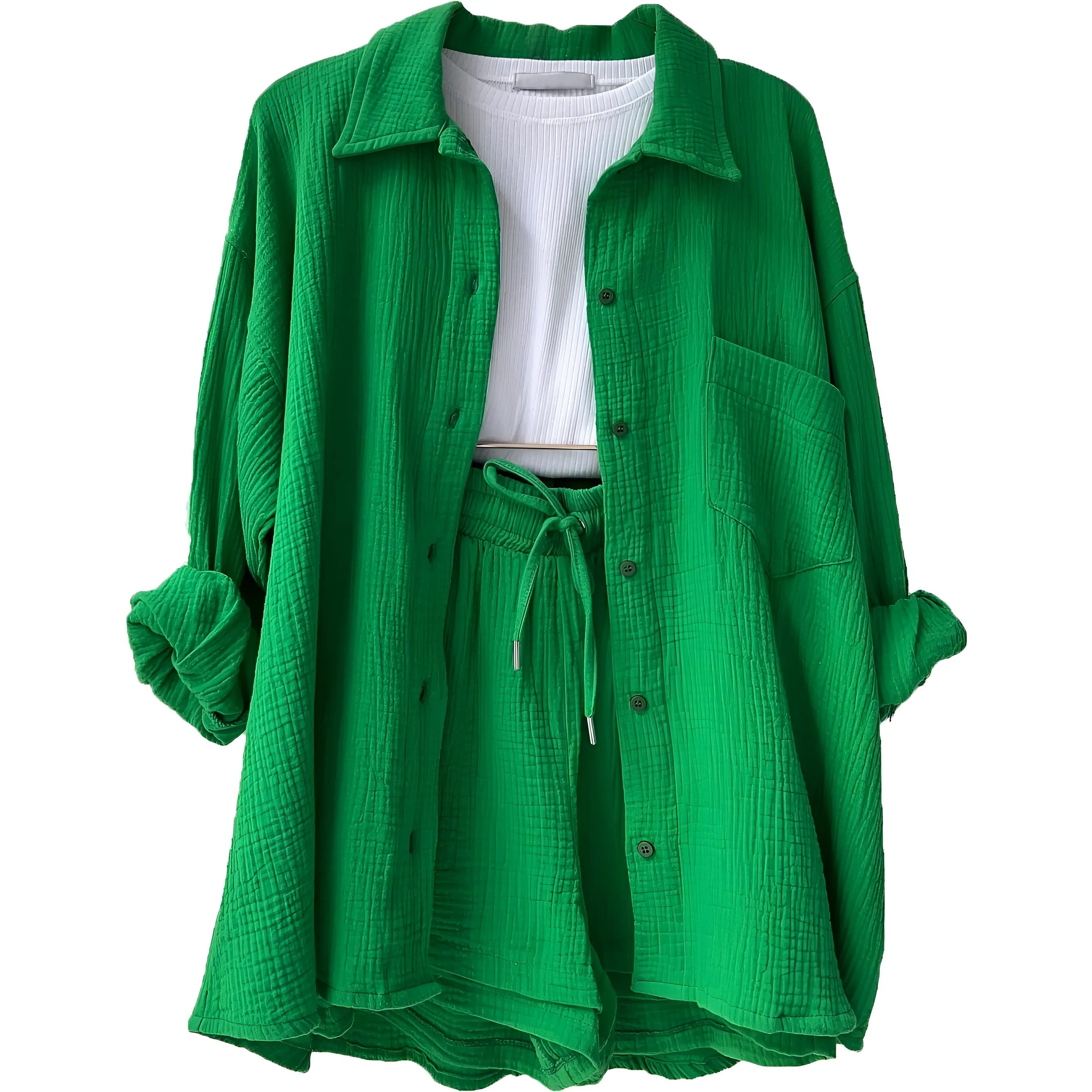 Ivyshape | Casual Cotton Lounge Set