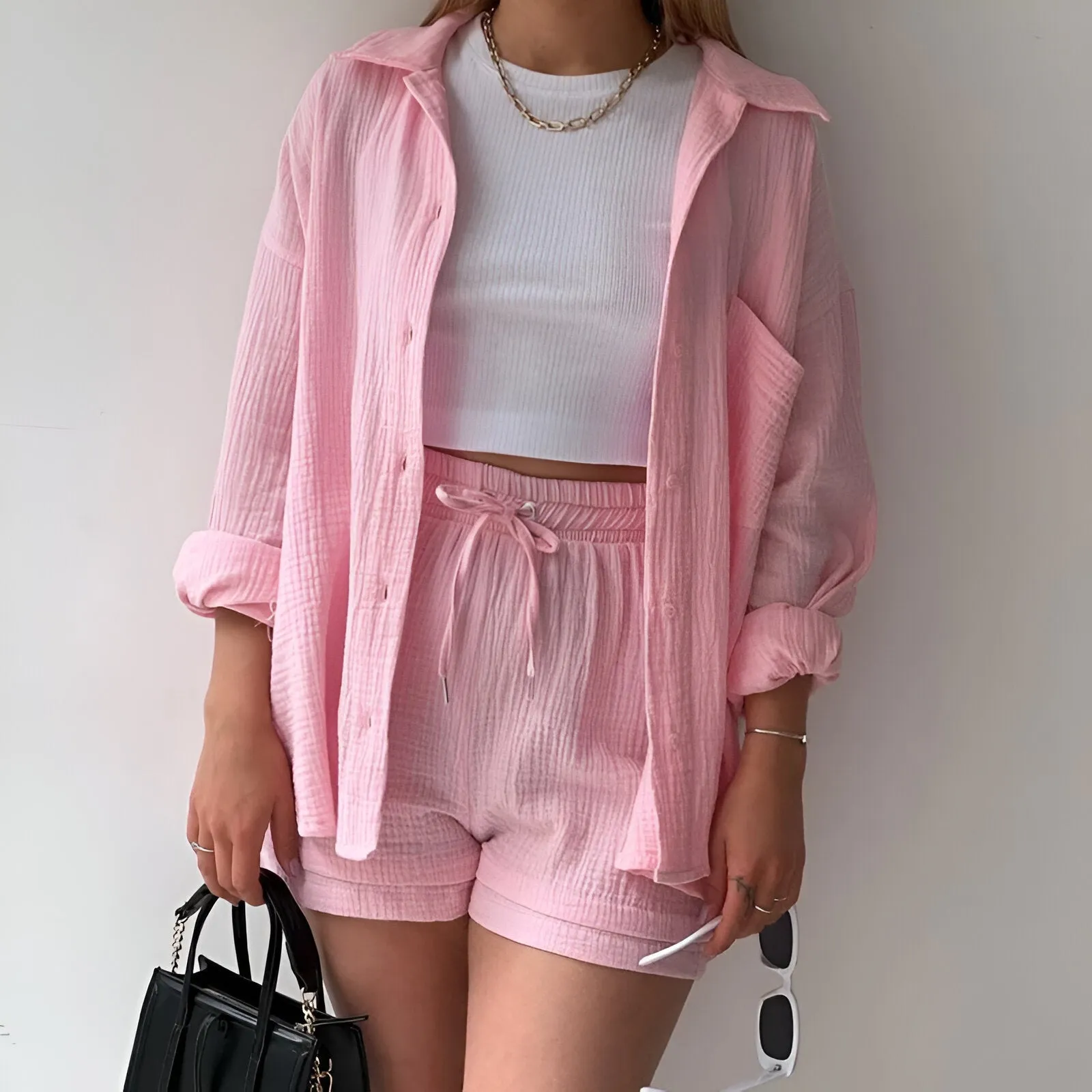 Ivyshape | Casual Cotton Lounge Set