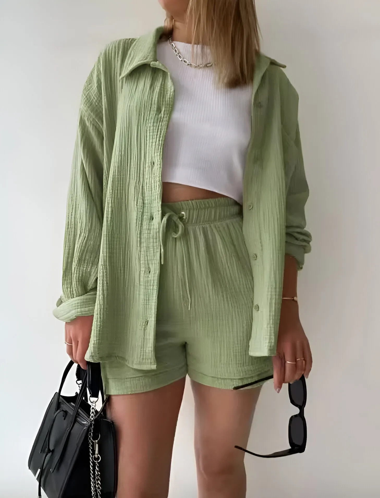 Ivyshape | Casual Cotton Lounge Set