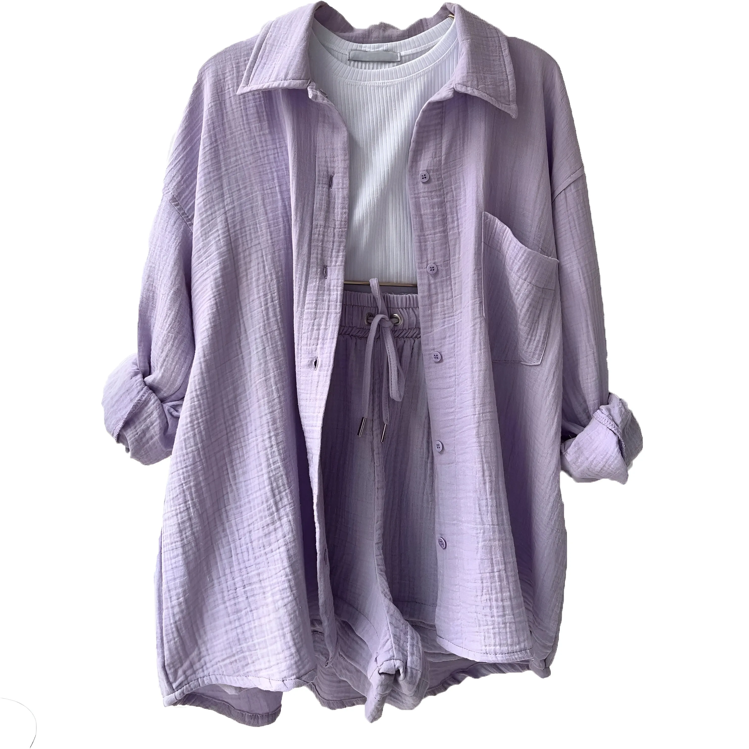 Ivyshape | Casual Cotton Lounge Set
