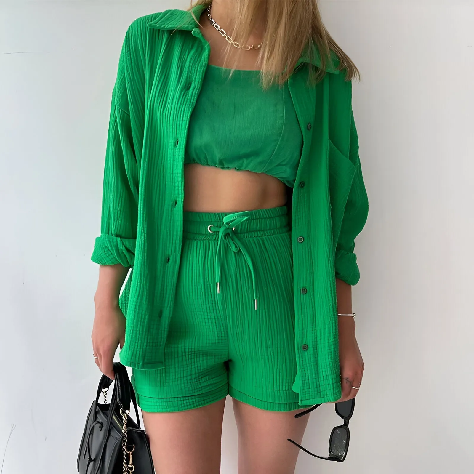 Ivyshape | Casual Cotton Lounge Set
