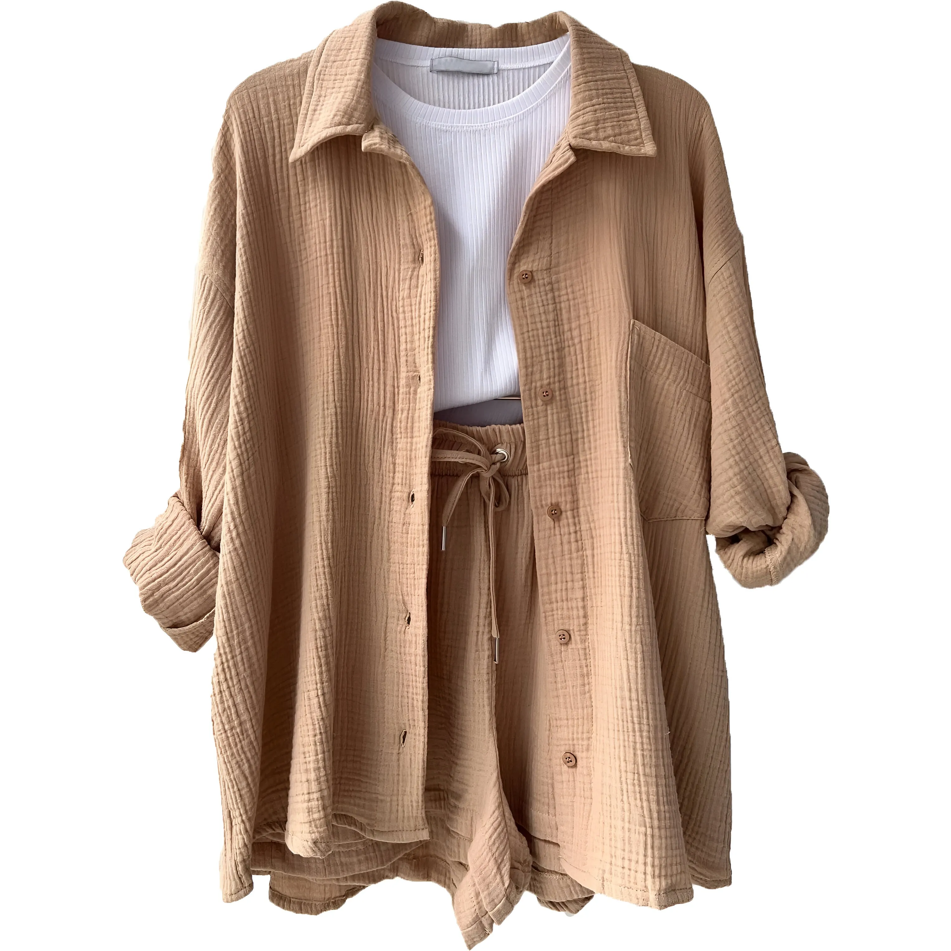 Ivyshape | Casual Cotton Lounge Set