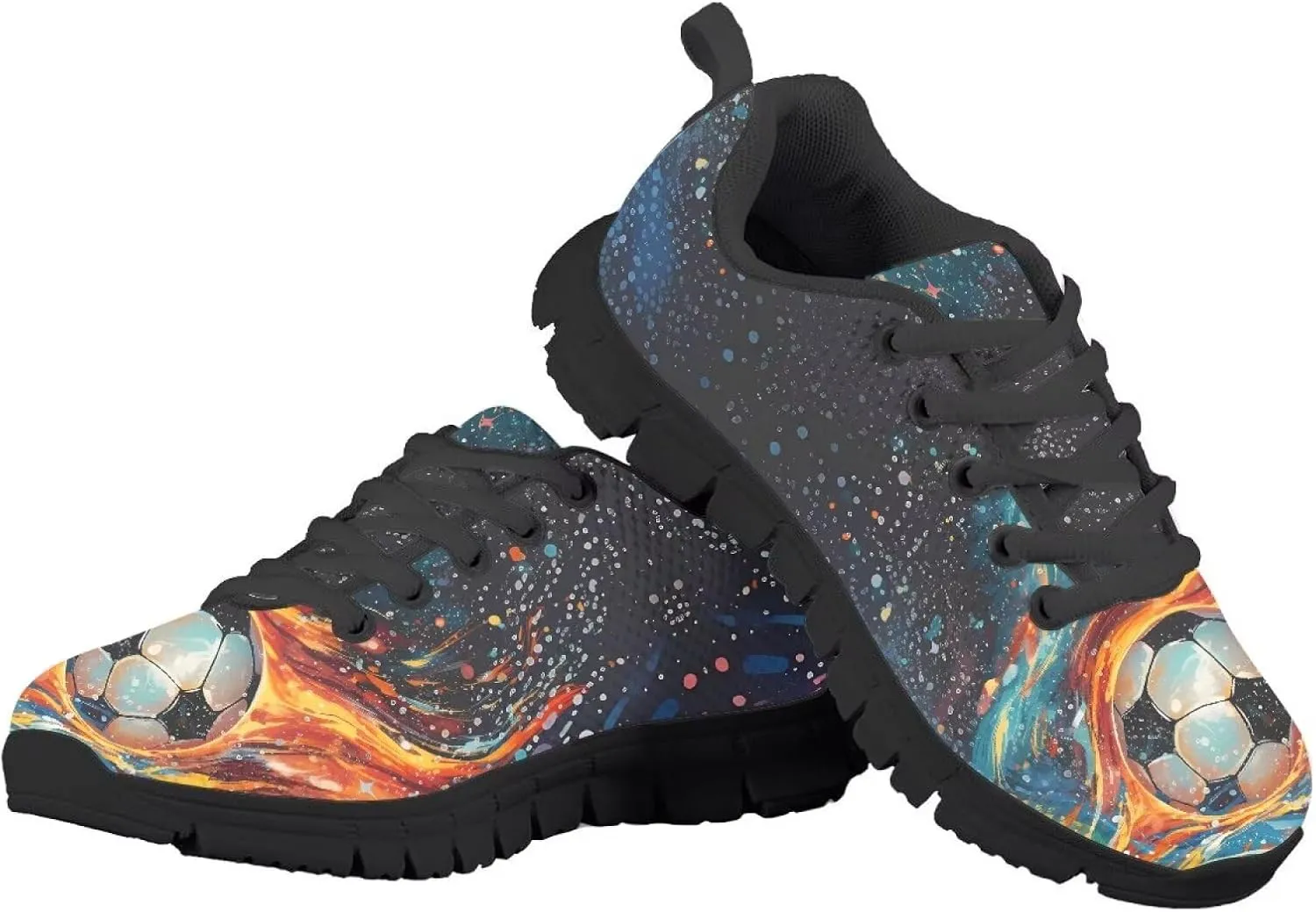 Kids Indoor Soccer Shoes Boys Running Shoes Non Slip Breathable
