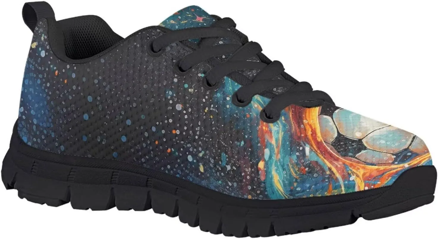 Kids Indoor Soccer Shoes Boys Running Shoes Non Slip Breathable