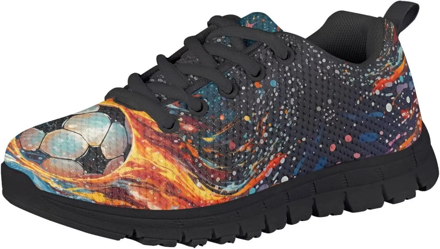Kids Indoor Soccer Shoes Boys Running Shoes Non Slip Breathable