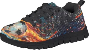 Kids Indoor Soccer Shoes Boys Running Shoes Non Slip Breathable