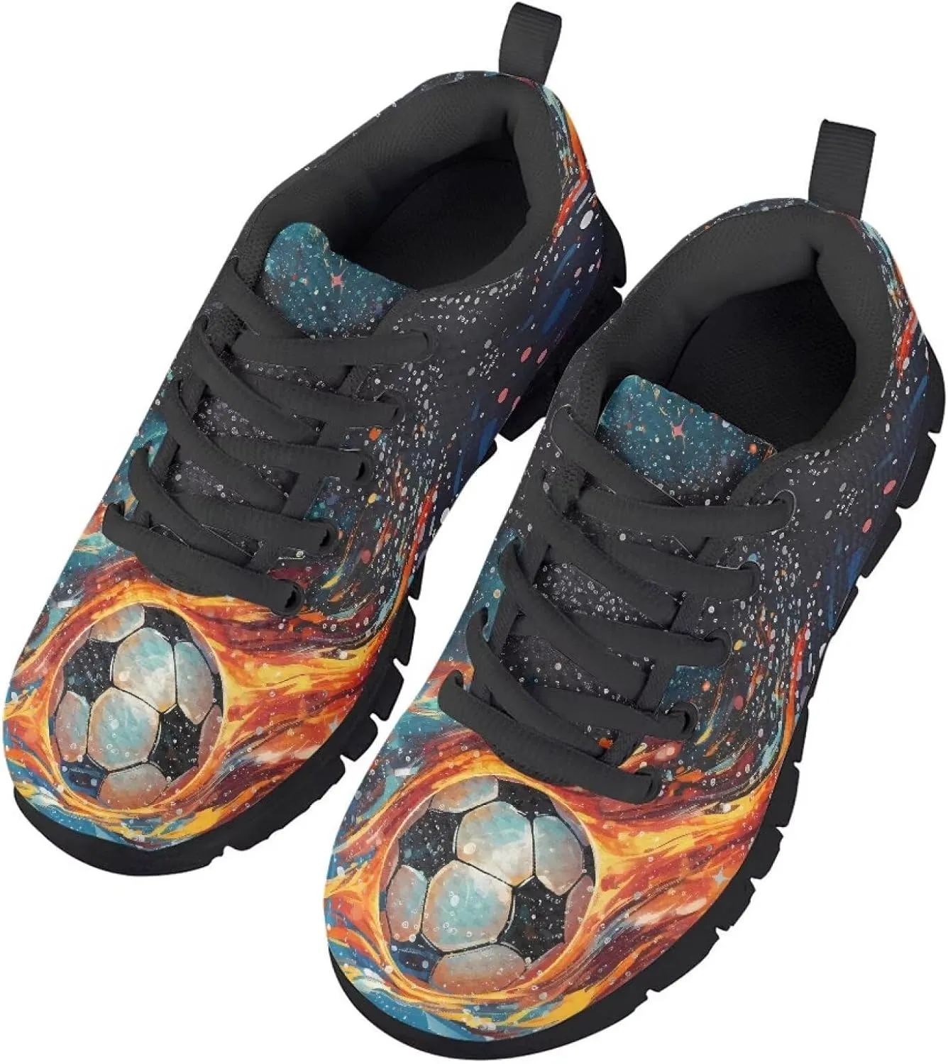 Kids Indoor Soccer Shoes Boys Running Shoes Non Slip Breathable