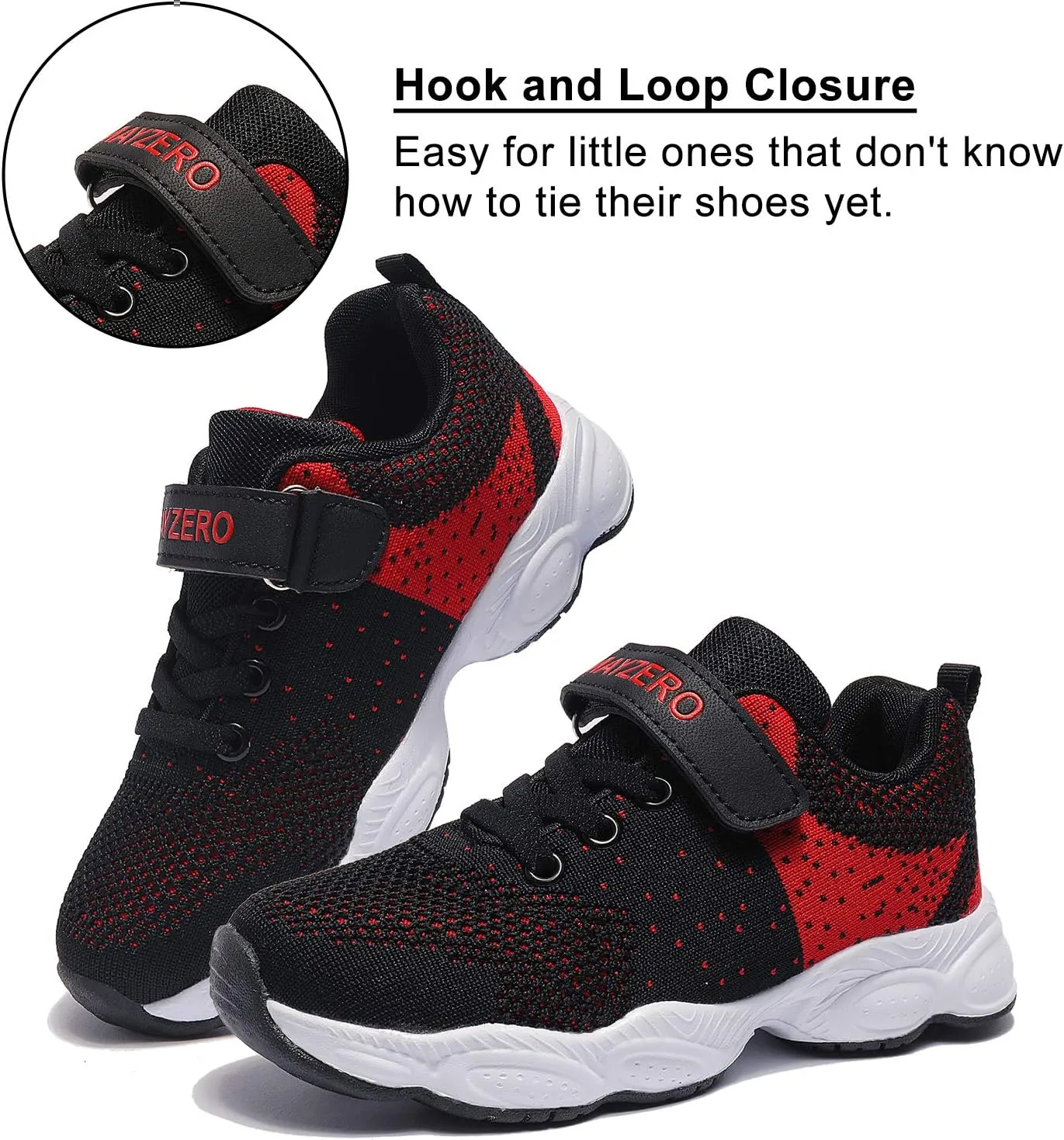 MAYZERO Kids Tennis Shoes Breathable Running Shoes Walking Shoes Fashion Sneakers for Boys and Girls