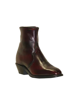 Men's Black Cherry Side Zip Boot by Abilene 6463