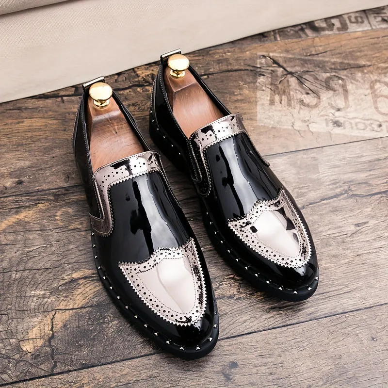 Mens Casual Shoes For Party | Fashionable Brogue Loafers