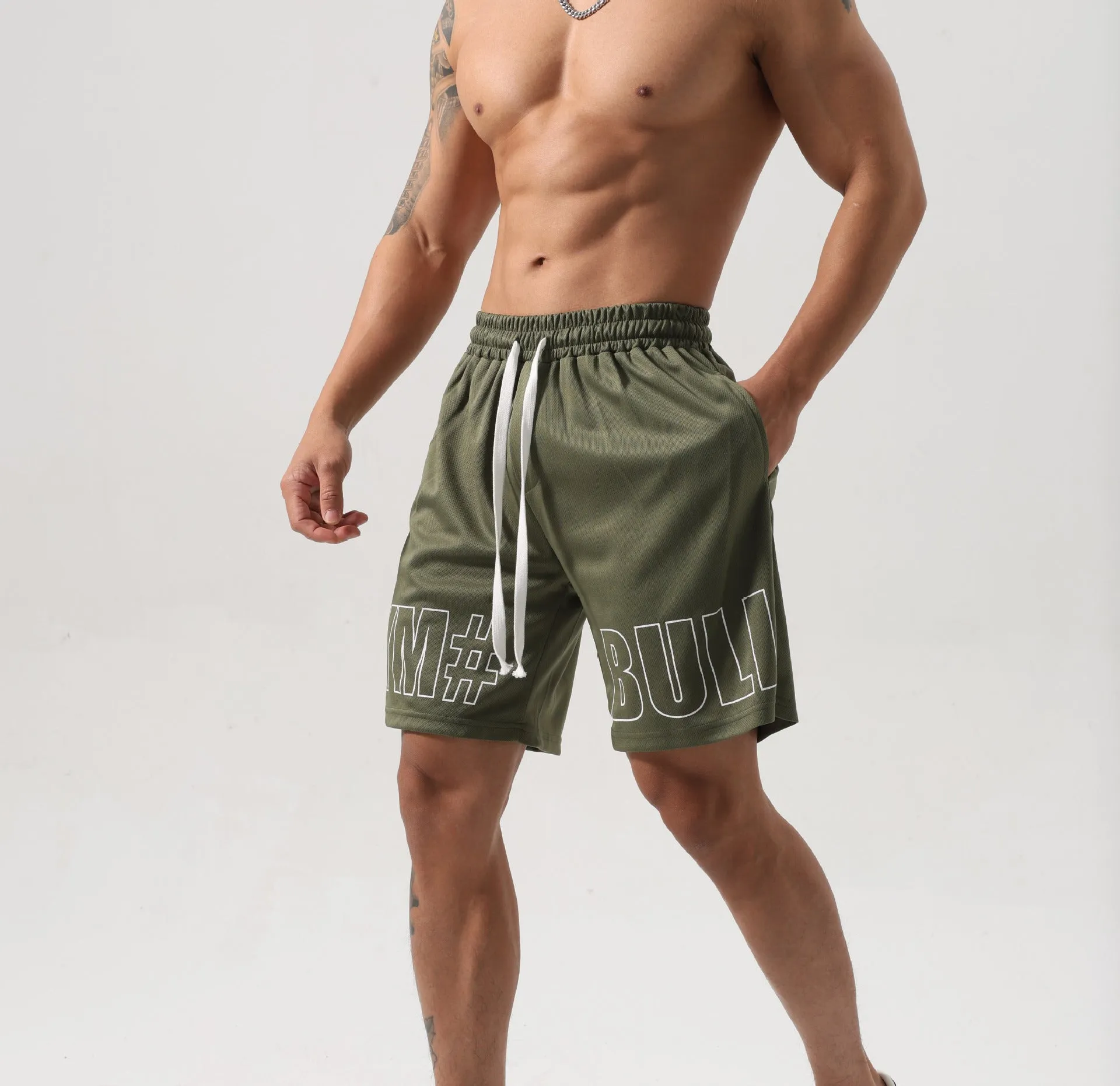 Men’s Fitness Shorts - Ice Silk Mesh