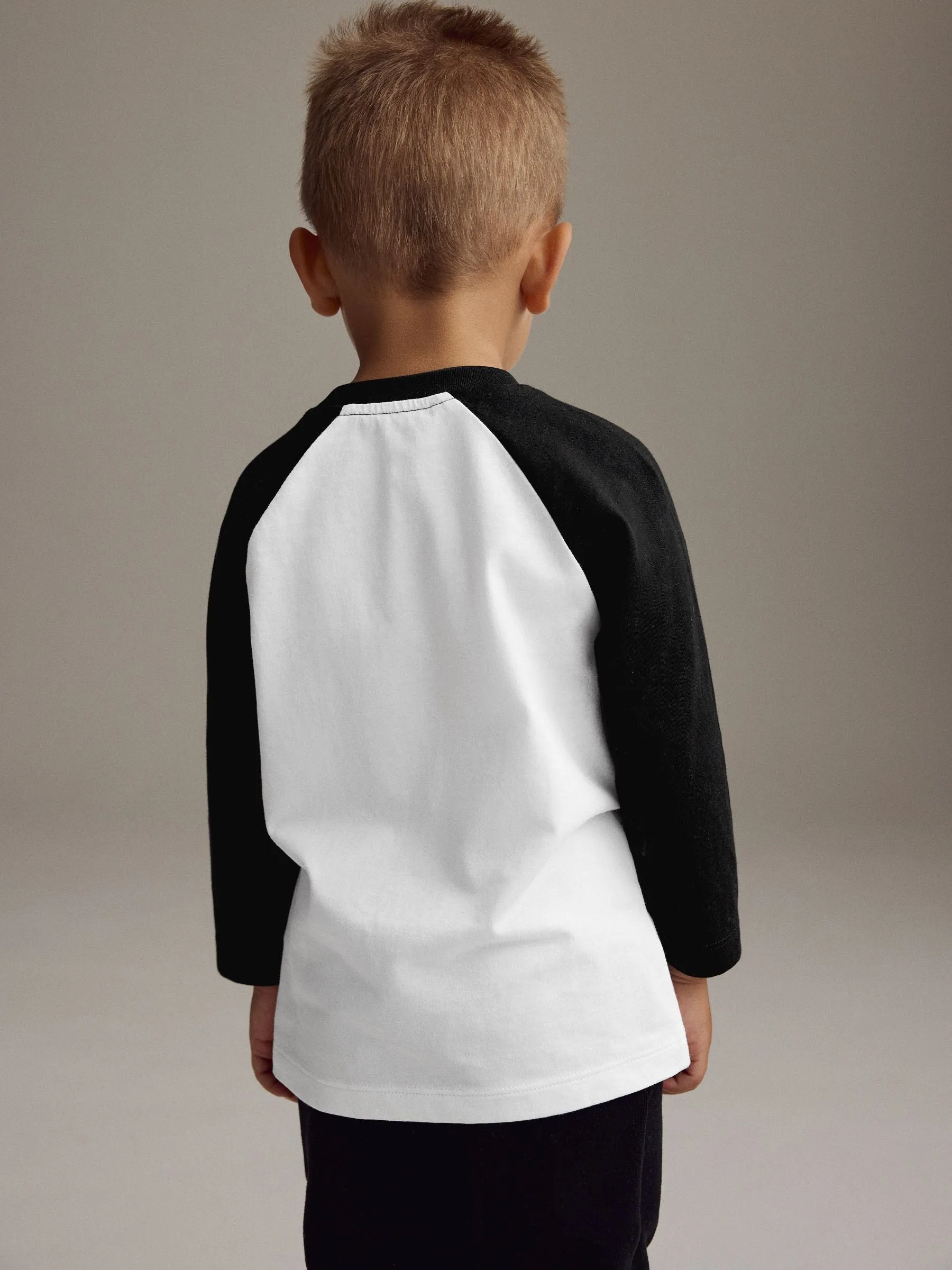 Monochrome 100% Cotton ACDC Long Sleeve T-Shirt (3mths-8yrs)