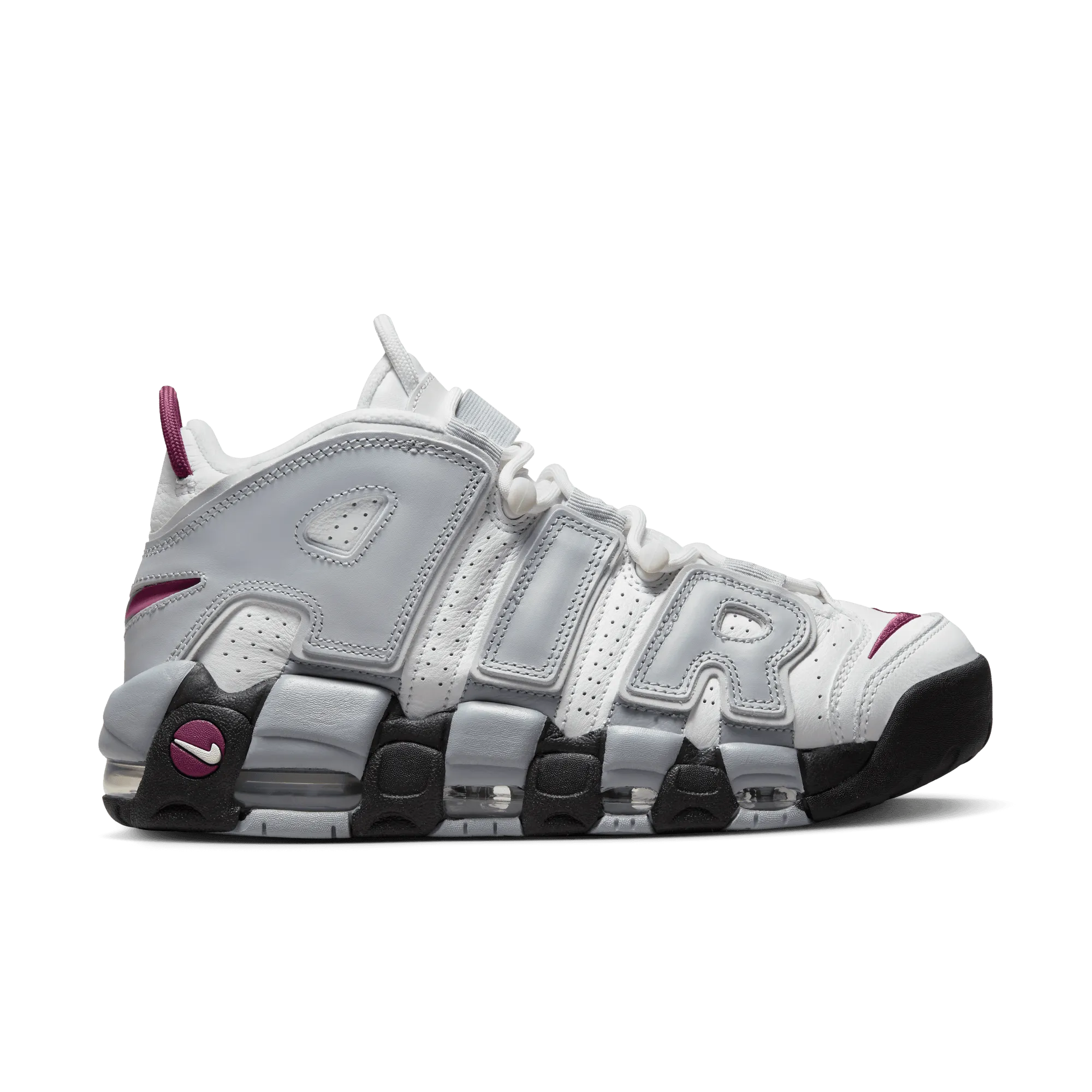 Nike Air More Uptempo "Rosewood Wolf Grey" - Women's