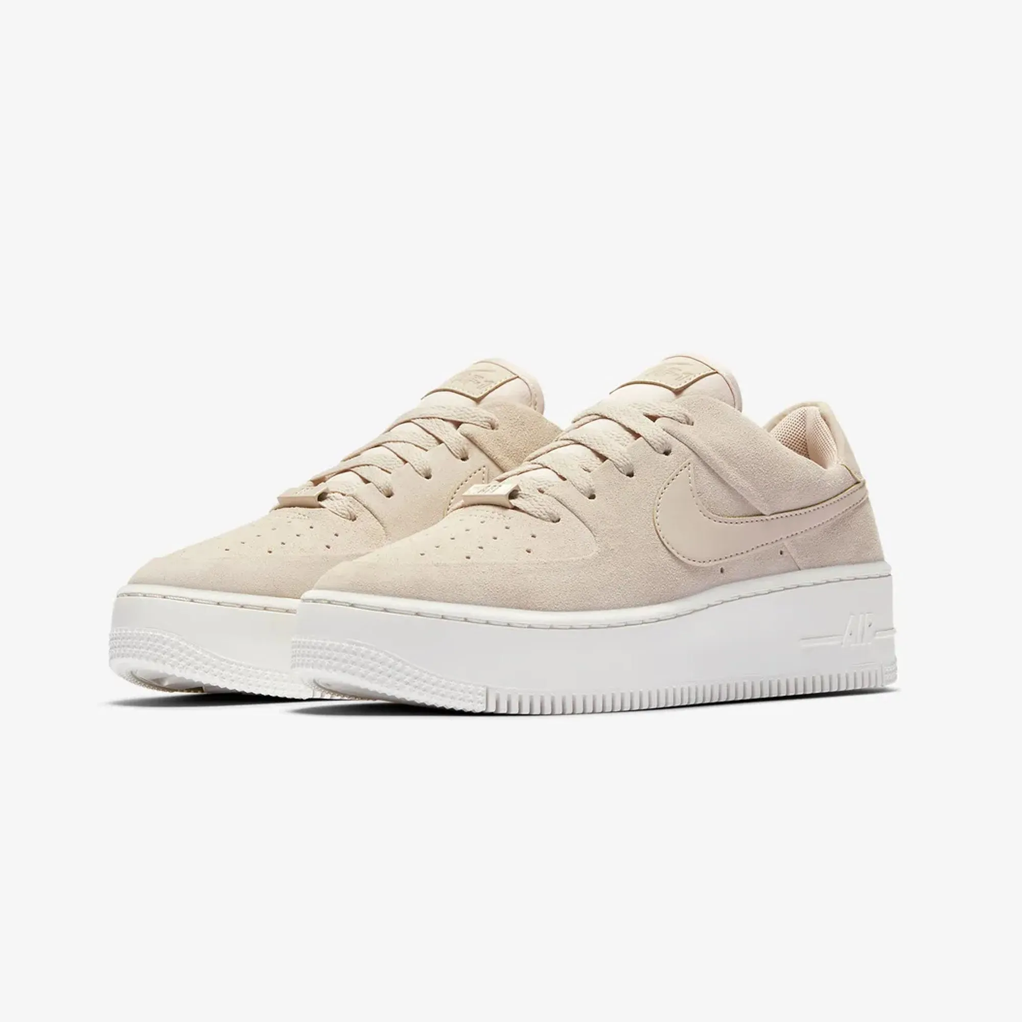 Nike | WMN'S AIR FORCE 1 SAGE LOW  { PARTICLE BEIGE/PARTICLE BEIGE-PHANTOM