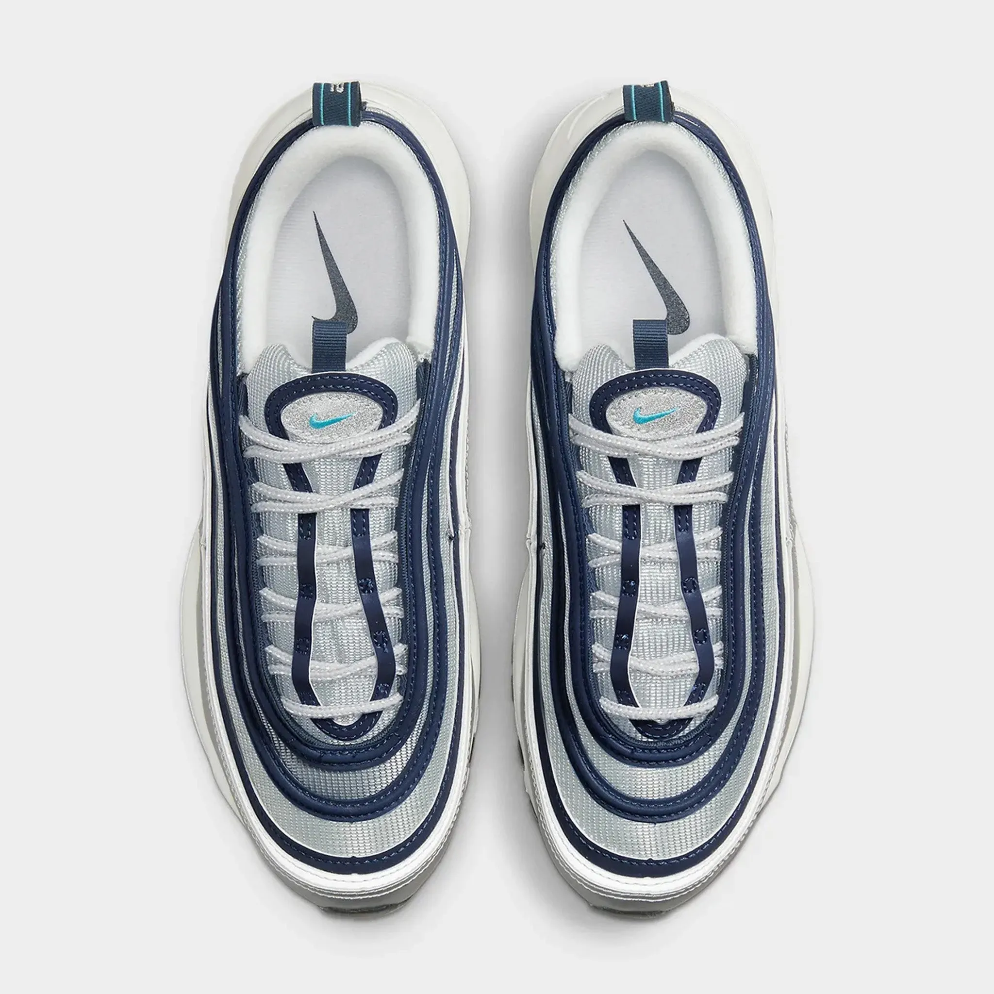 Nike Women's Air Max 97 OG Metallic Silver / Chlorine Blue