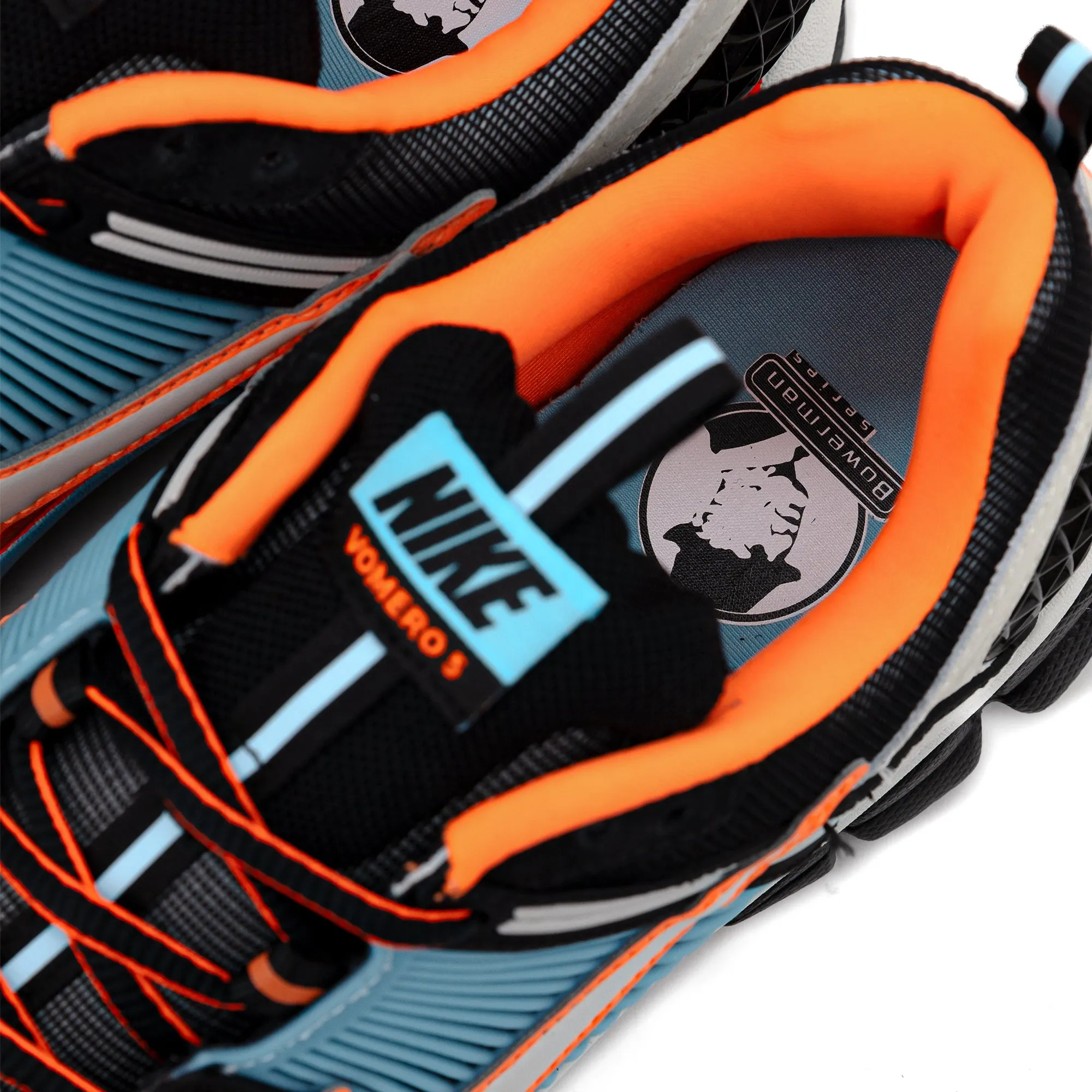 Nike Women's Zoom Vomero 5 Premium Black/Light Bone/Blue Gaze/Total Orange FZ3963-010