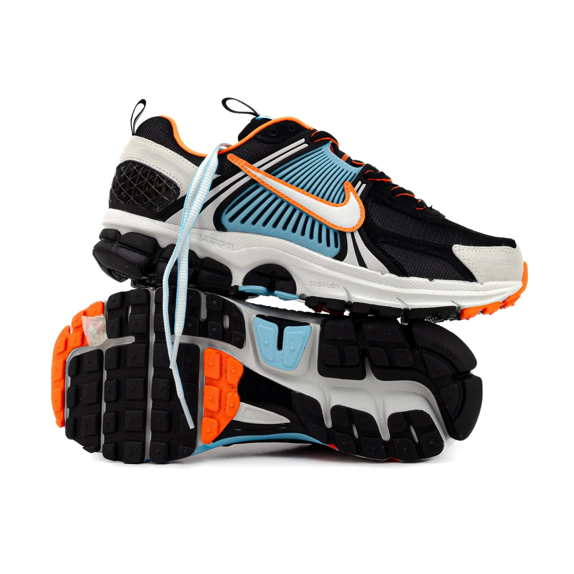 Nike Women's Zoom Vomero 5 Premium Black/Light Bone/Blue Gaze/Total Orange FZ3963-010