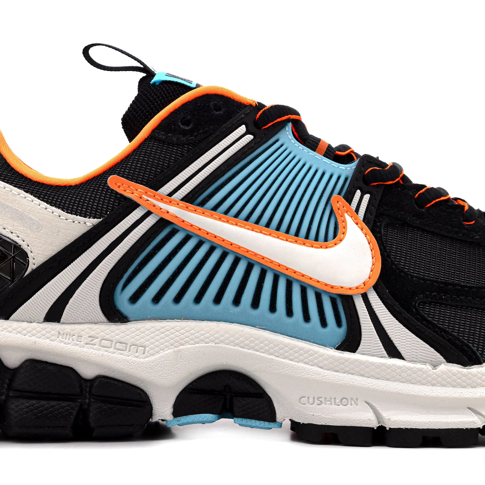 Nike Women's Zoom Vomero 5 Premium Black/Light Bone/Blue Gaze/Total Orange FZ3963-010
