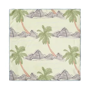 "Little Dix Bay" Silk Pocket Square