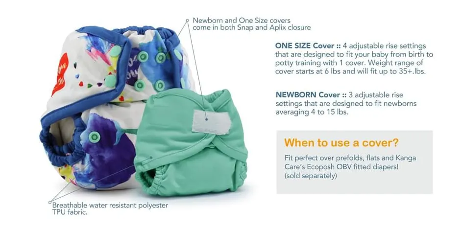 Retro Starter - One Size Flats Cloth Diaper Bundle