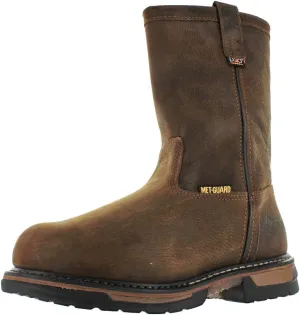 Rocky Men's Ironclad Waterproof Work Boot Steel Toe Tan 9 D(M) US