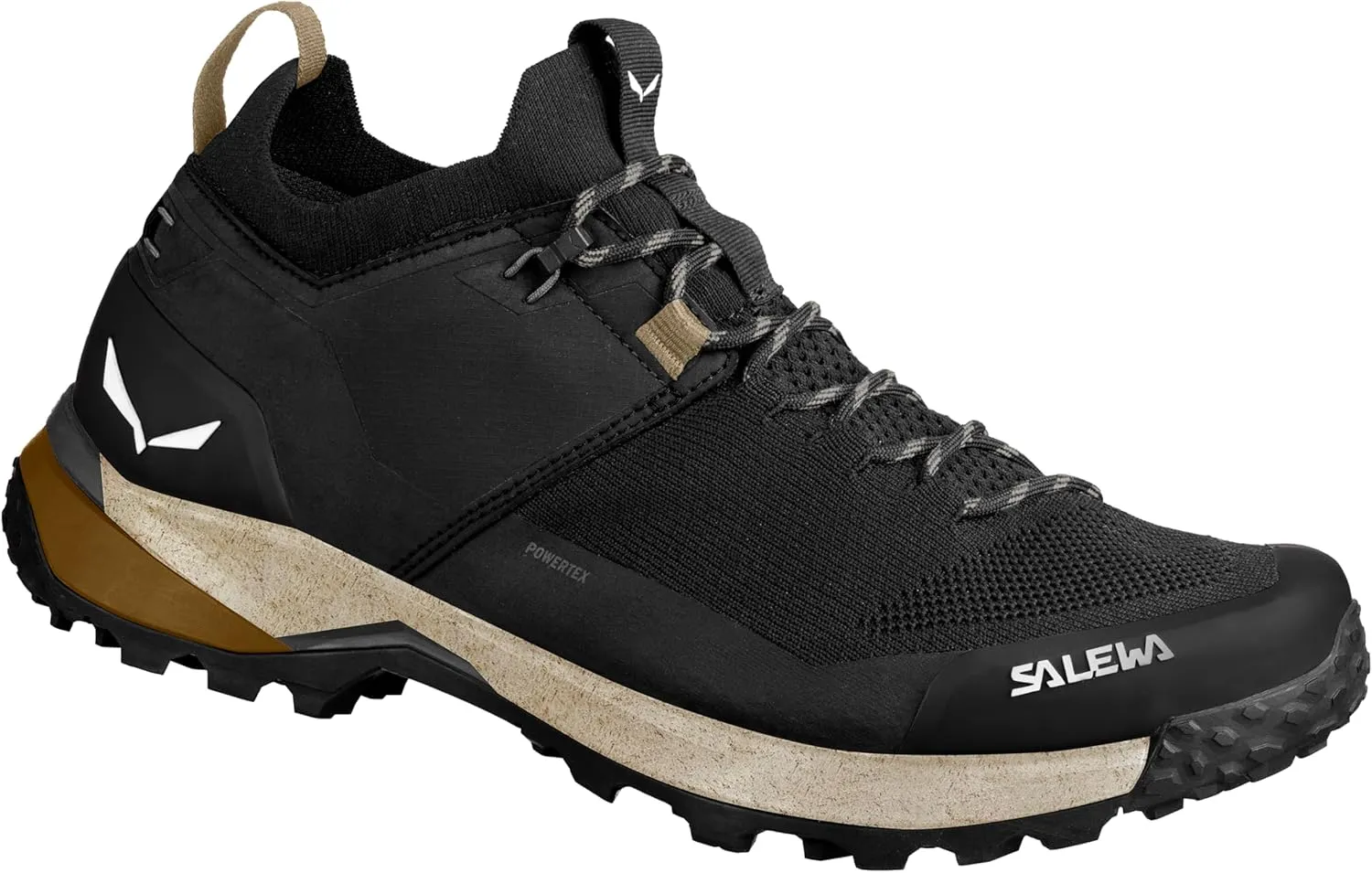 Salewa Men's Puez Knit Powertex Waterproof Trail Shoe for Hiking & Trekking