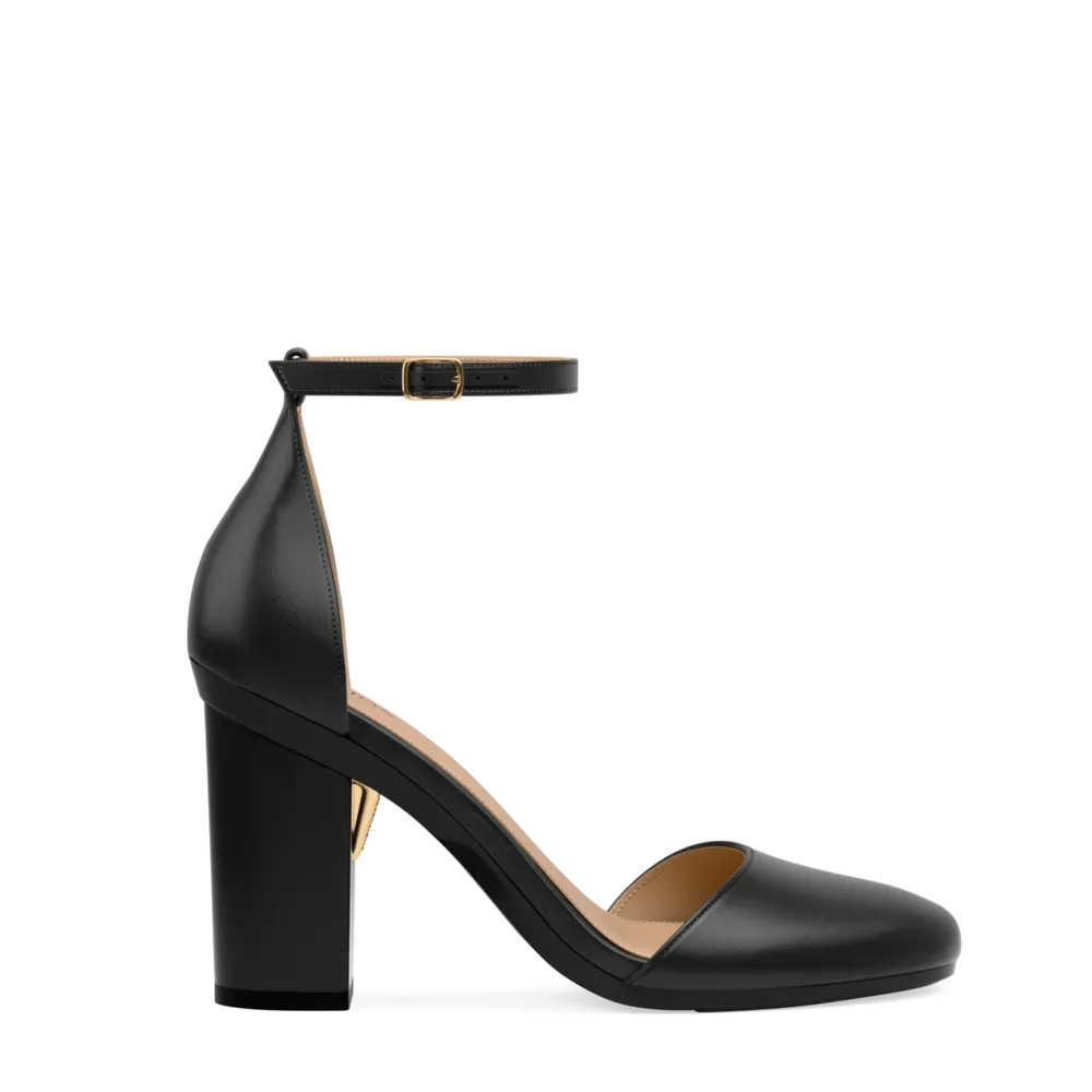 The Jocelyn - Coal Satin 4 Block