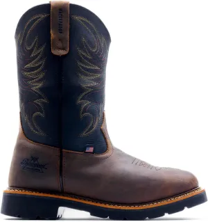 Thorogood Mens American Heritage Square Toe Wellington Waterproof