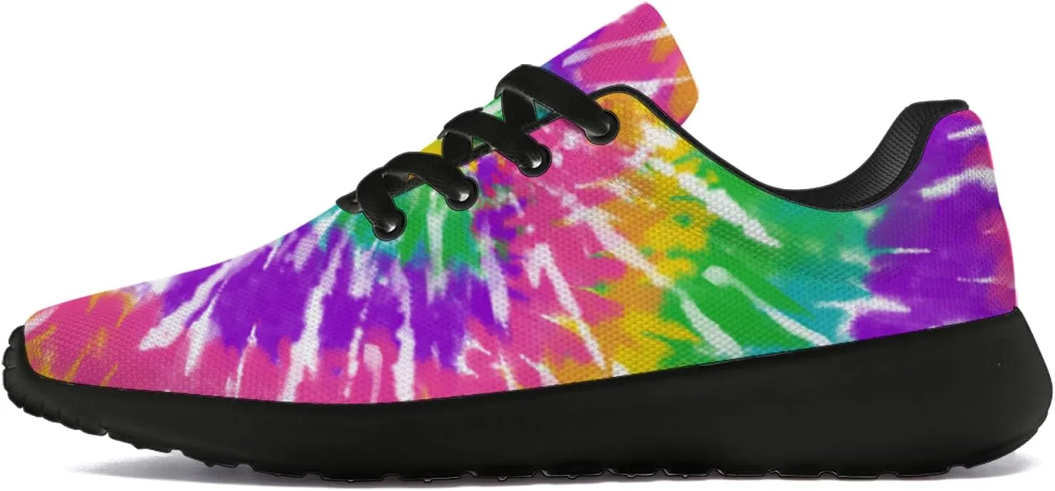 Tie Dye Shoes for Men Women Tennis Shoes Comfortable Walking Sneakers Gifts for Him Her