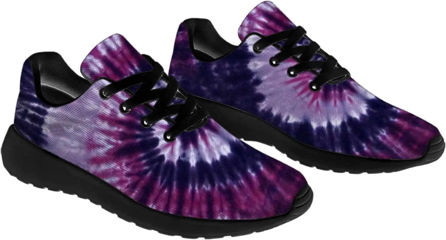 Tie Dye Shoes for Men Women Tennis Shoes Comfortable Walking Sneakers Gifts for Him Her
