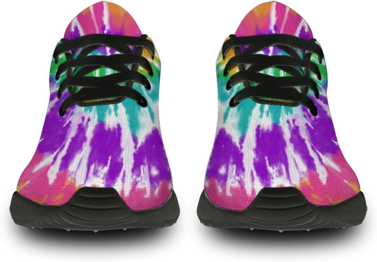 Tie Dye Shoes for Men Women Tennis Shoes Comfortable Walking Sneakers Gifts for Him Her