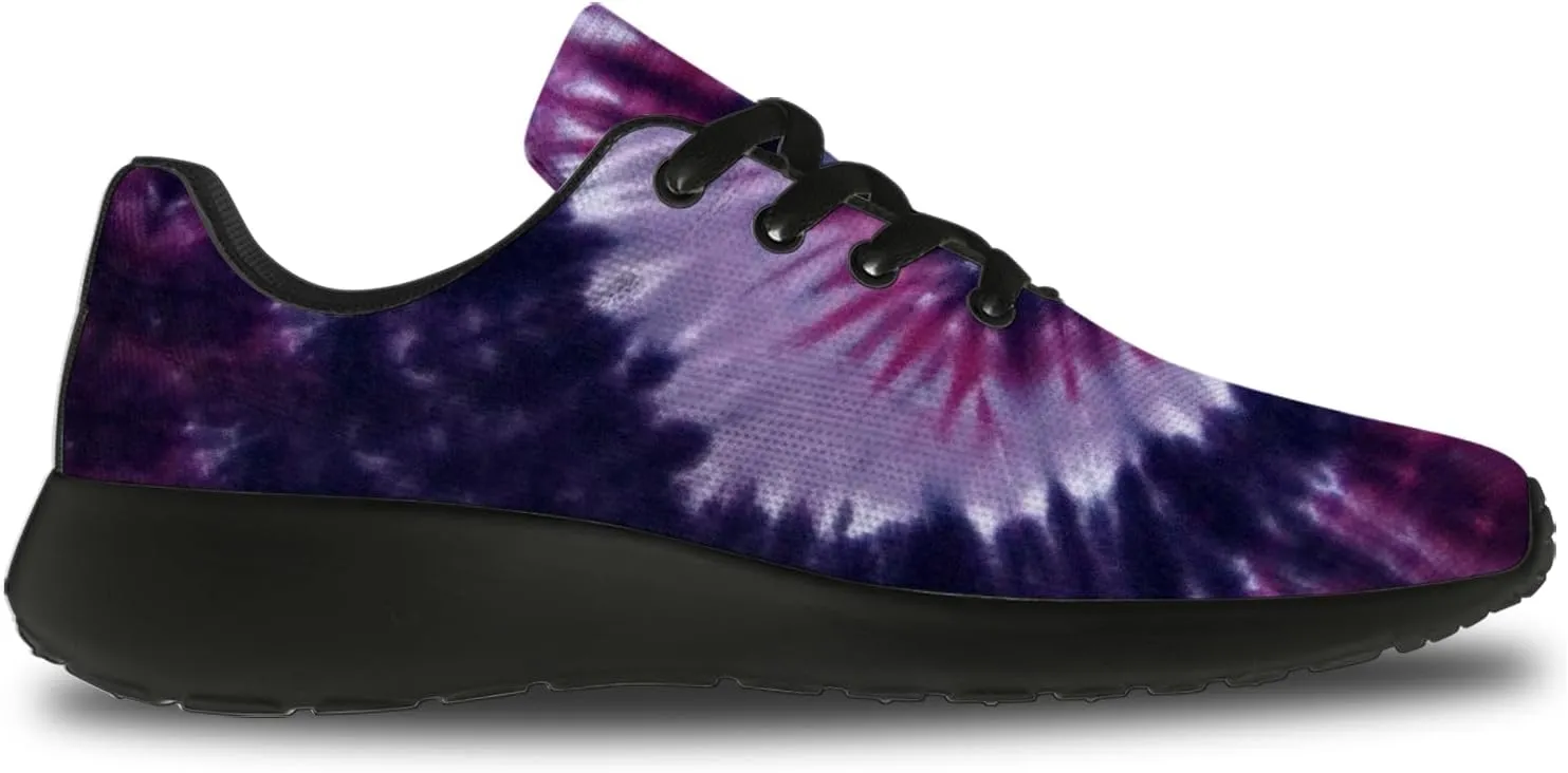 Tie Dye Shoes for Men Women Tennis Shoes Comfortable Walking Sneakers Gifts for Him Her
