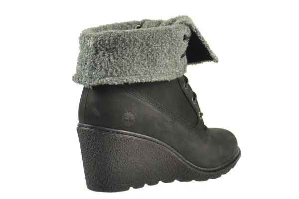 Timberland Earthkeepers Amston Roll Top Women's Boots Black