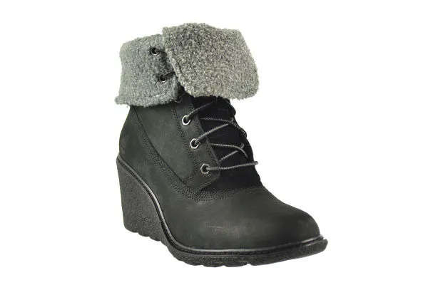 Timberland Earthkeepers Amston Roll Top Women's Boots Black