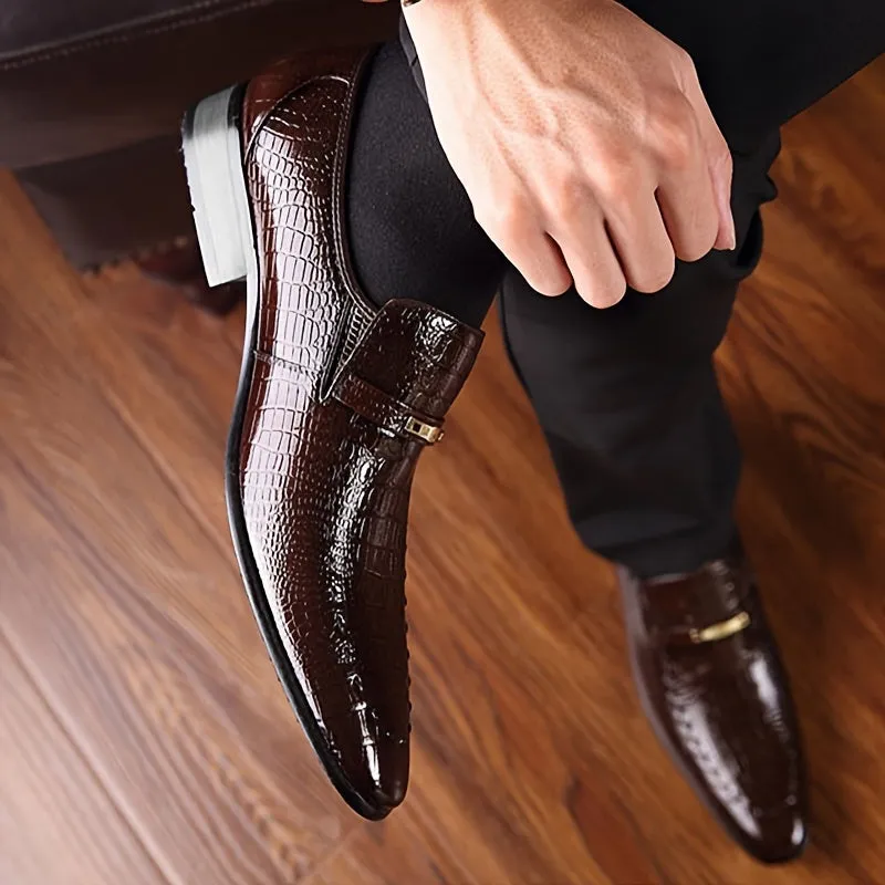 Wedding Brown Shoes For Men |  Premium PU Leather Loafers - Office Footwear
